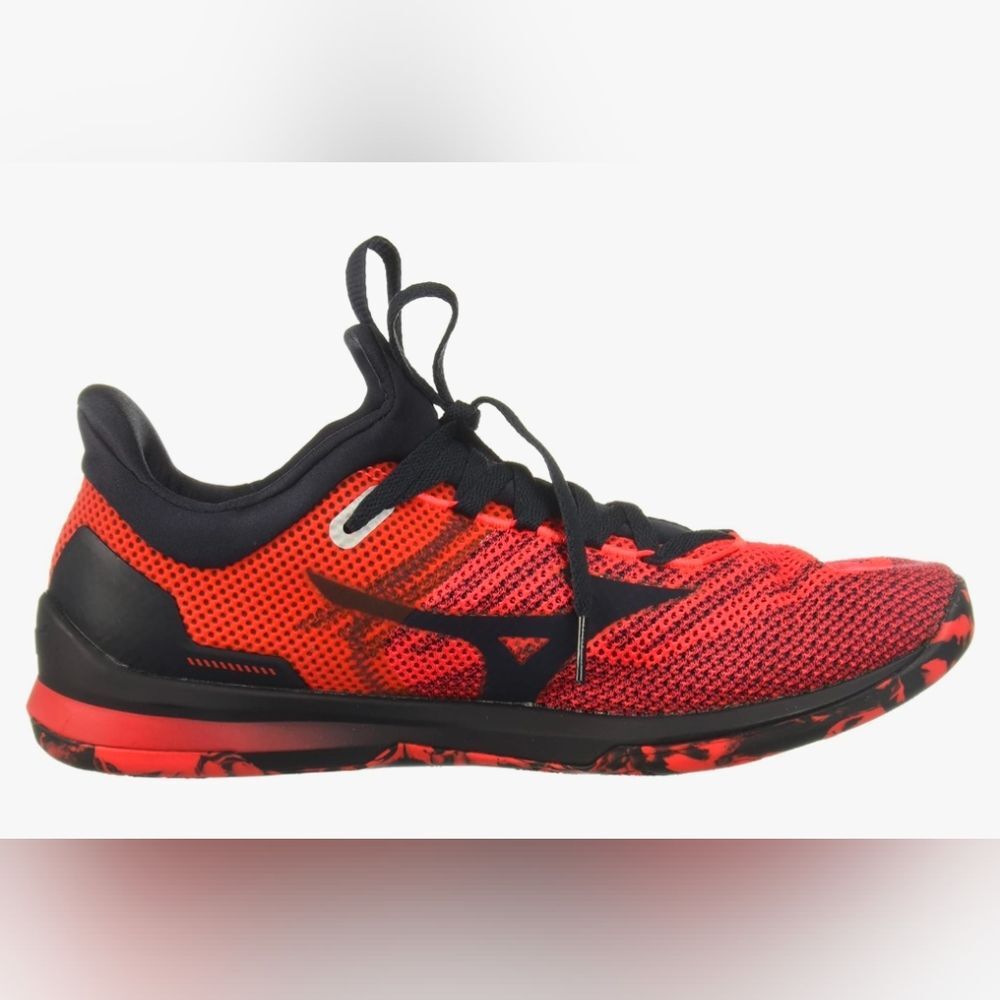 Mizuno Men's Tc-11 Cross Trainer running red black sneakers shoe low top size 14